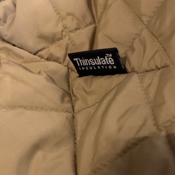 L.L. Bean woman’s Tan Chore Coat Jacket Small - Picture 8 of 16